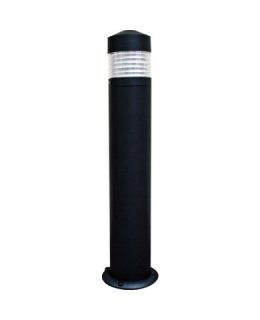 Dabmar D470-LED112-B 120V Cast Aluminum Bollard BLACK
